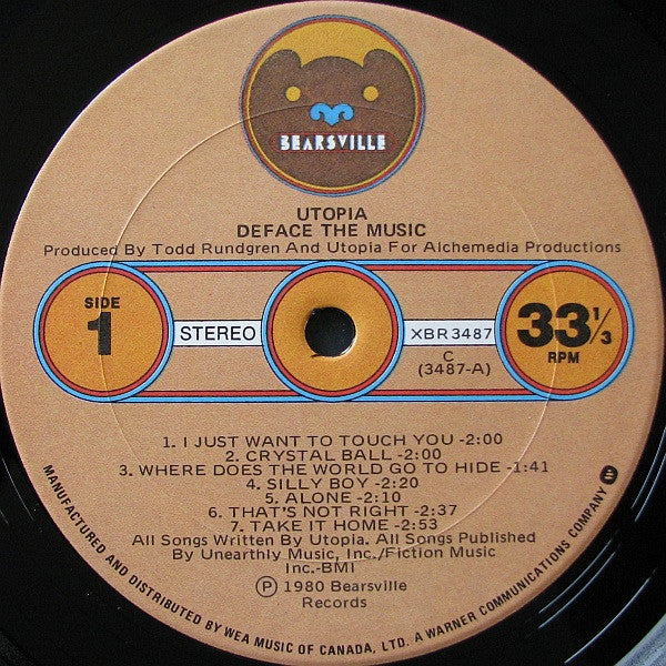 Utopia - Deface The Music - 1980