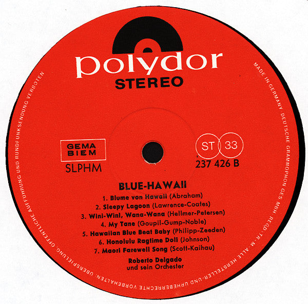 Roberto Delgado & His Orchestra - Blue Hawaii