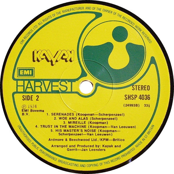 Kayak - Kayak - 1974