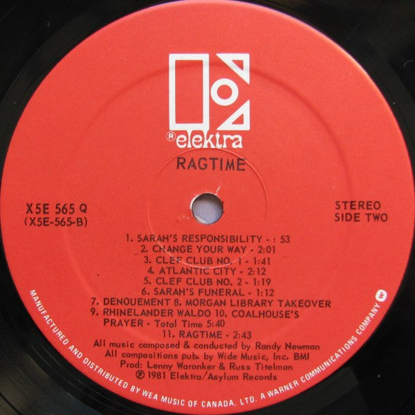 Randy Newman - Ragtime - 1981