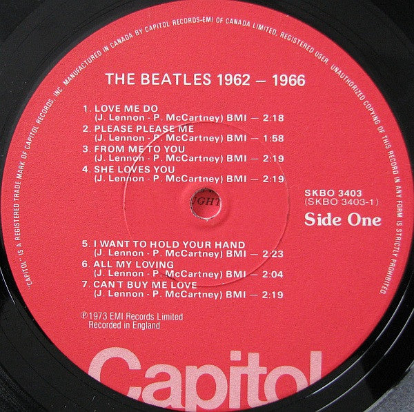 Beatles, The - 1962-1966 - 1976