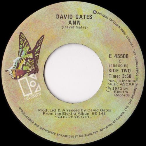 David Gates - Took The Last Train - 1978