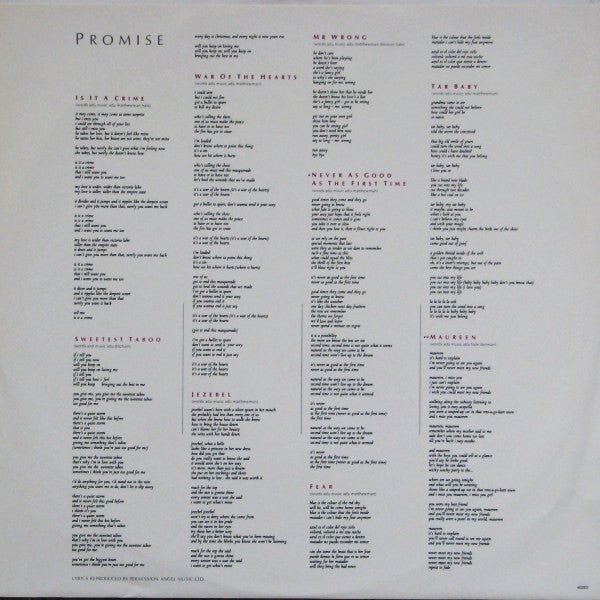 Sade - Promise Vinyl Record