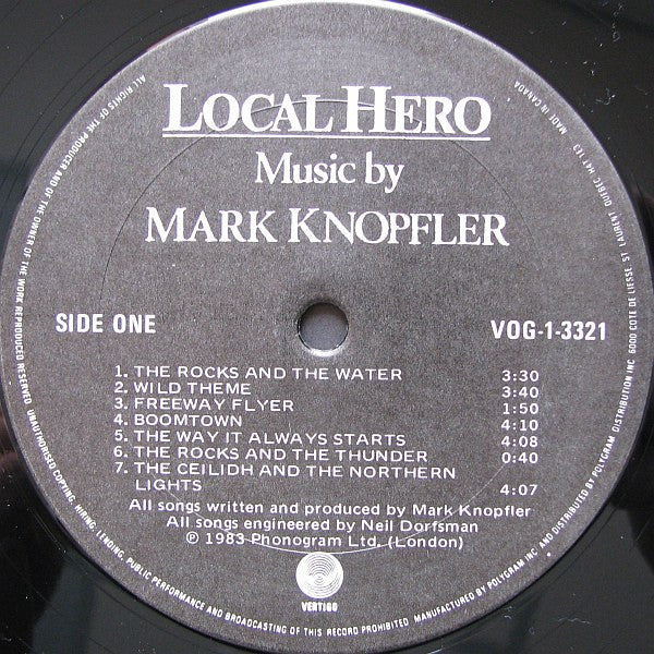 Mark Knopfler - Local Hero - 1983