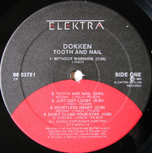 Dokken - Tooth And Nail - 1984