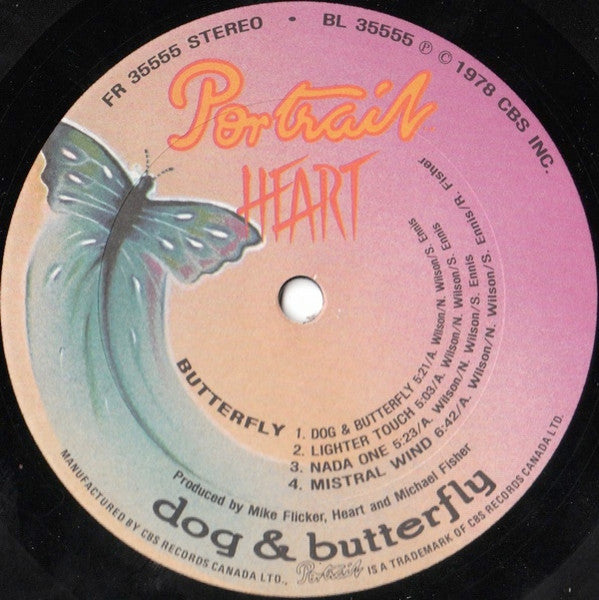 Heart - Dog & Butterfly Vinyl Record