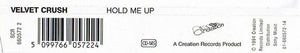 Velvet Crush - Hold Me Up (CD) - 1994