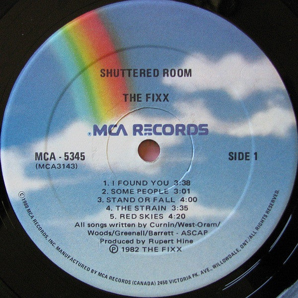 The Fixx - Shuttered Room