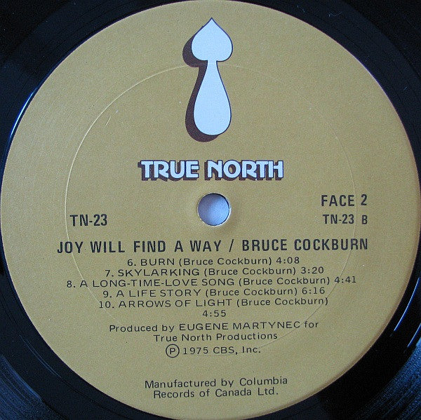 Bruce Cockburn - Joy Will Find A Way - 1975