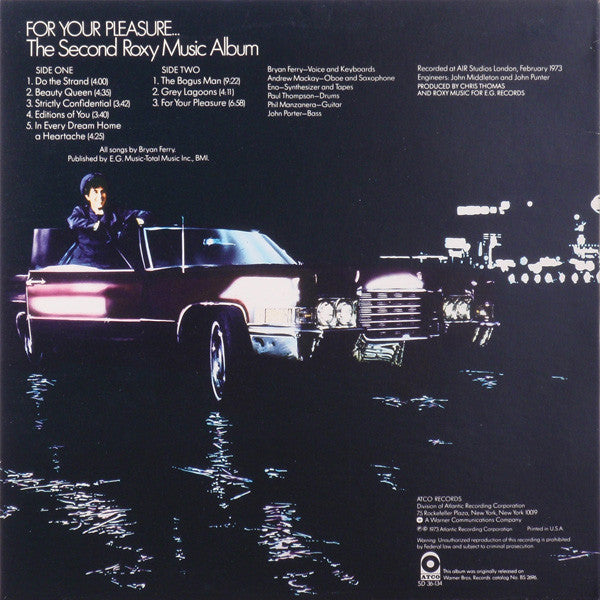 Roxy Music - For Your Pleasure... - 1976
