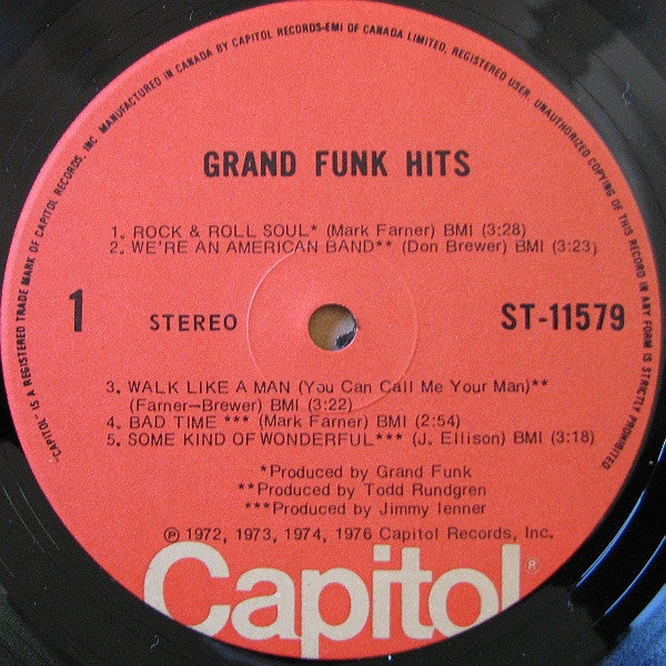 Grand Funk Railroad - Grand Funk Hits