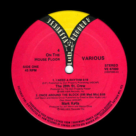 Various - 4 On The House Floor - 1989