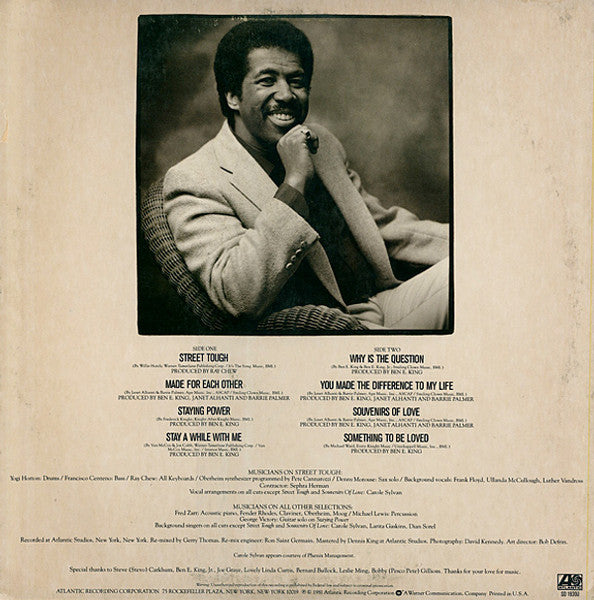 Ben E. King - Street Tough - 1981