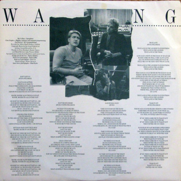 Wang Chung - Points On The Curve - 1984