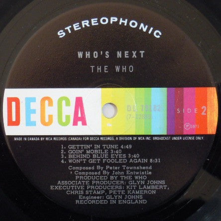 Who, The - Who's Next - 1971