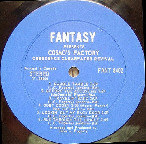 Creedence Clearwater Revival - Cosmo's Factory