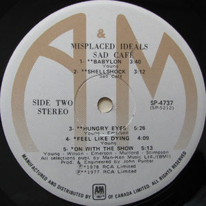 Sad Café - Misplaced Ideals - 1978