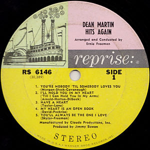 Dean Martin - Dean Martin Hits Again - 1965