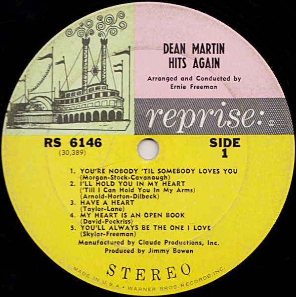 Dean Martin - Dean Martin Hits Again - 1965