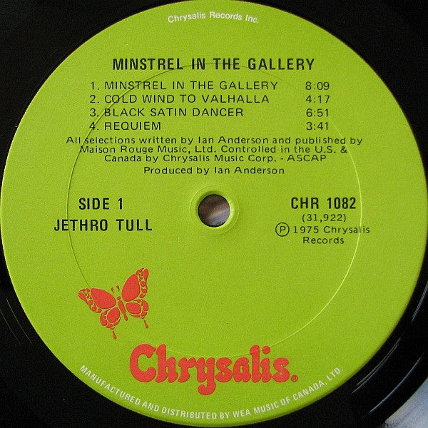 Jethro Tull - Minstrel In The Gallery - 1975