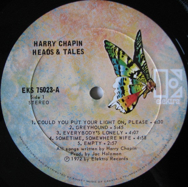 Harry Chapin - Heads & Tales