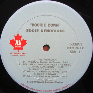 Eddie Kendricks - Boogie Down - 1974