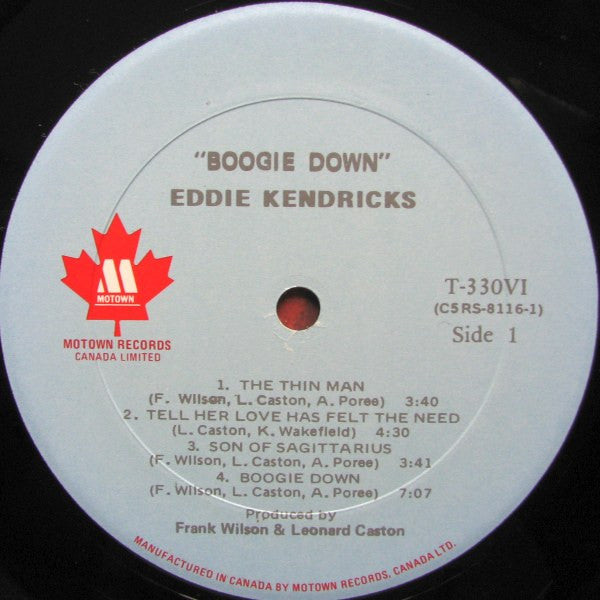 Eddie Kendricks - Boogie Down - 1974