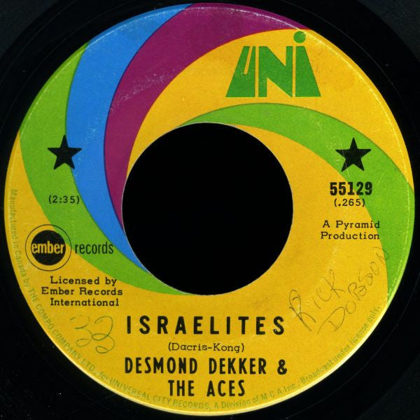 Desmond Dekker & The Aces - Israelites 