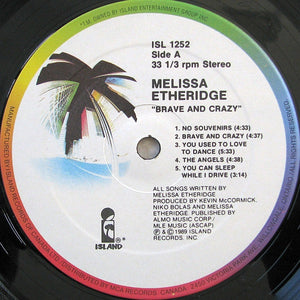 Melissa Etheridge - Brave And Crazy - 1989