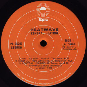 Heatwave - Central Heating Vinyl Record