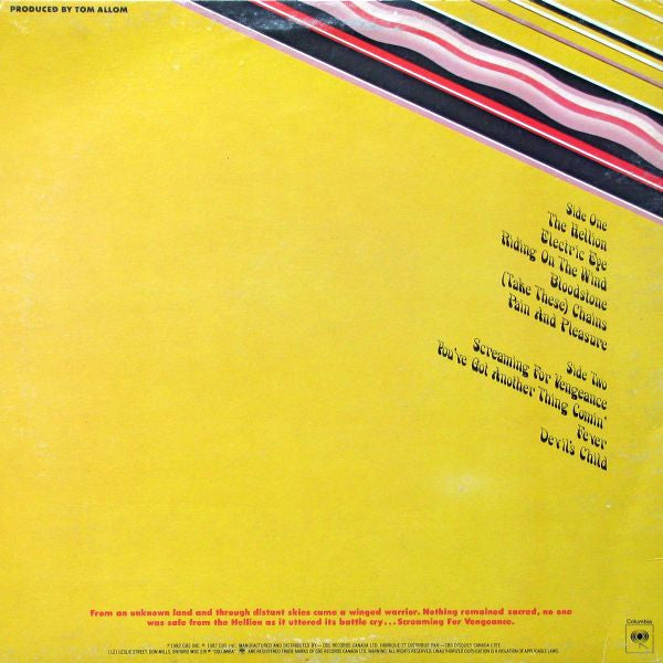 Judas Priest - Screaming For Vengeance - 1982