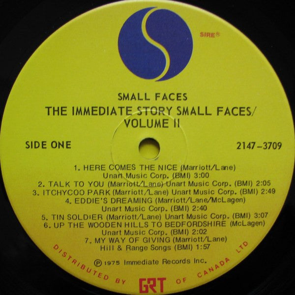 Small Faces /The Immediate Story