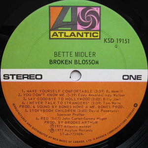 Bette Midler - Broken Blossom - 1977