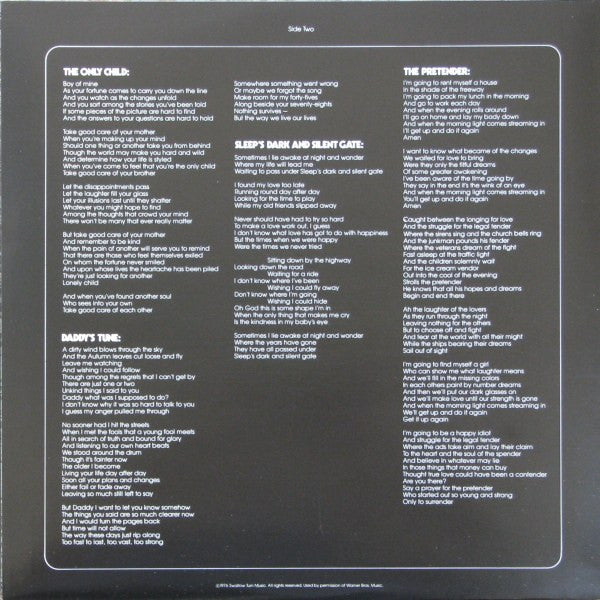 Jackson Browne - The Pretender - 1976