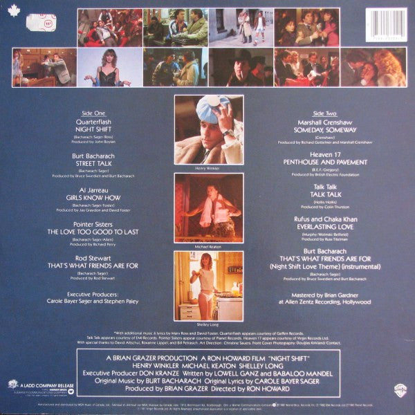 Various - Night Shift - Original Sound Track From The Ladd Company Motion Picture - 1982