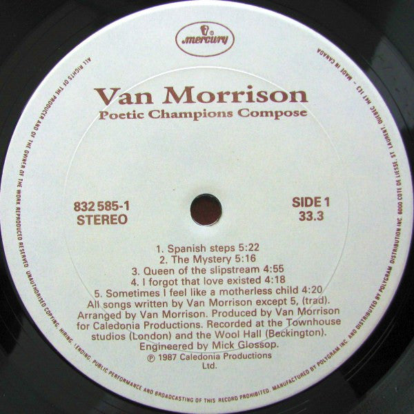 Van Morrison - Poetic Champions Compose