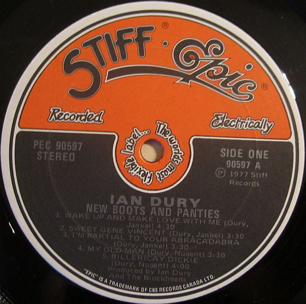 Ian Dury - New Boots And Panties!! - 1978