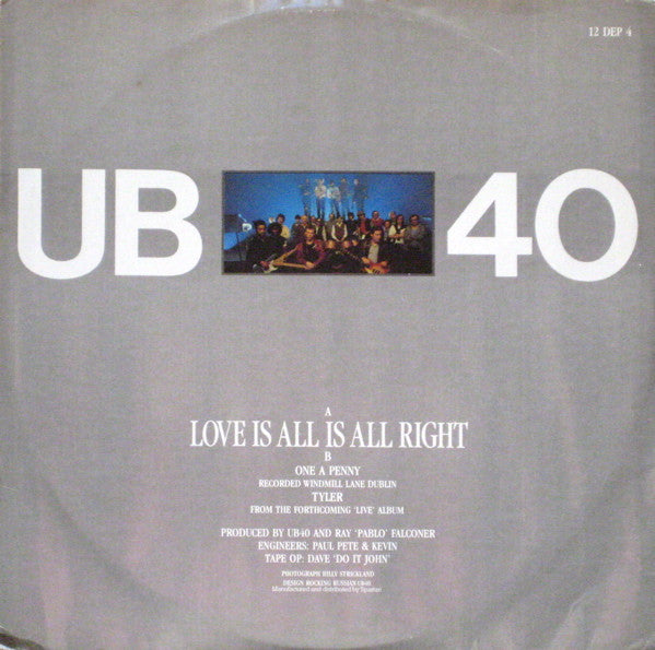 UB40 - Love Is All Is All Right - 1982