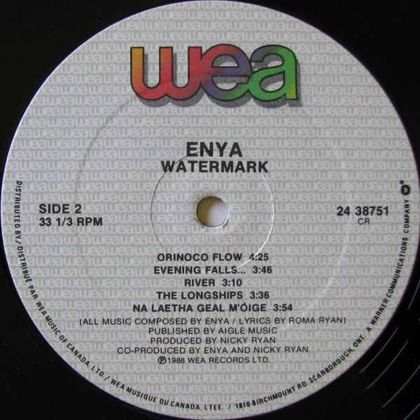 Enya - Watermark - 1988