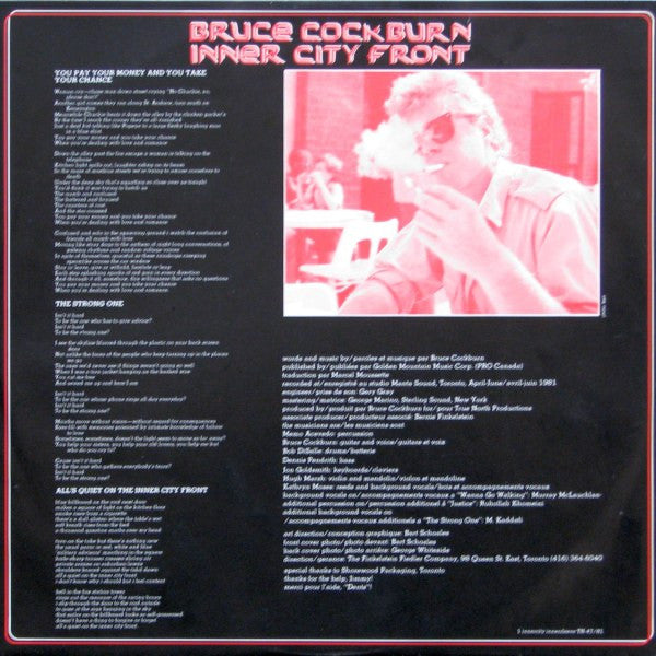 Bruce Cockburn - Inner City Front - 1981