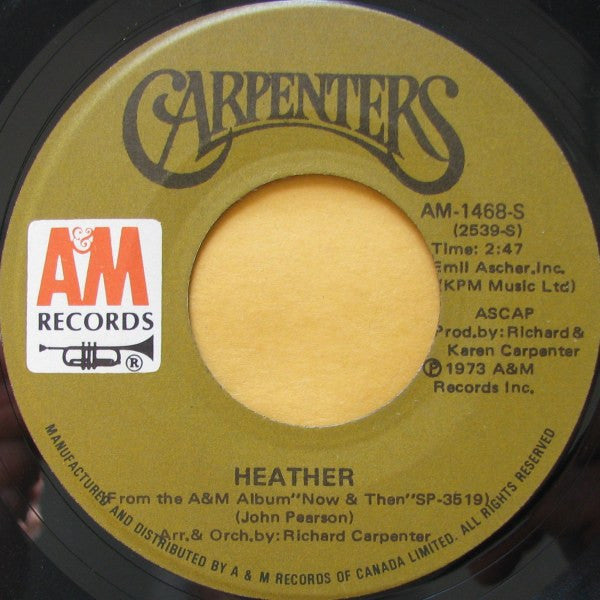 Carpenters - Top Of The World - 1973