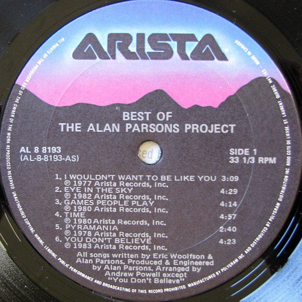 The Alan Parsons Project - The Best Of The Alan Parsons Project