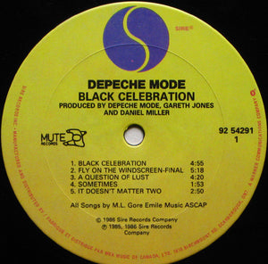 Depeche Mode - Black Celebration