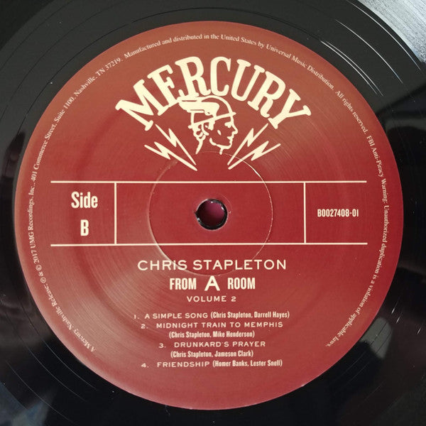 Chris Stapleton - From A Room: Volume 2 Vinyl Record