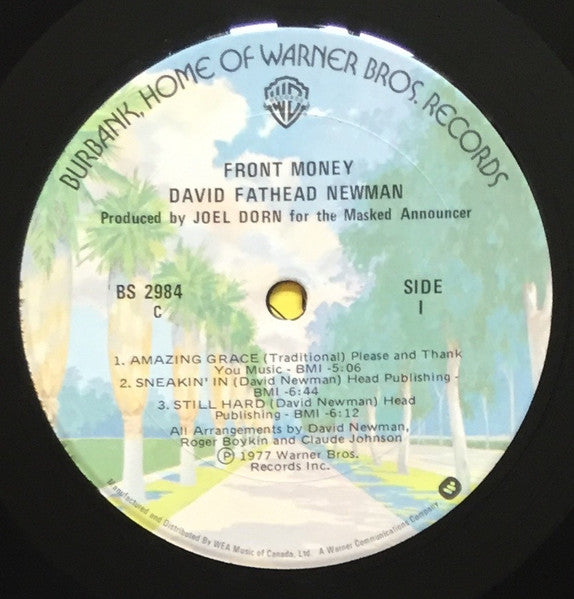 David "Fathead" Newman - Front Money