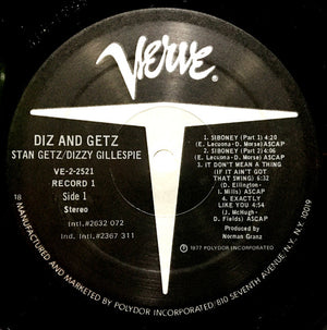 Dizzy Gillespie - Diz And Getz