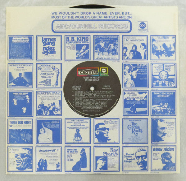 Steppenwolf - Rest In Peace - 1972