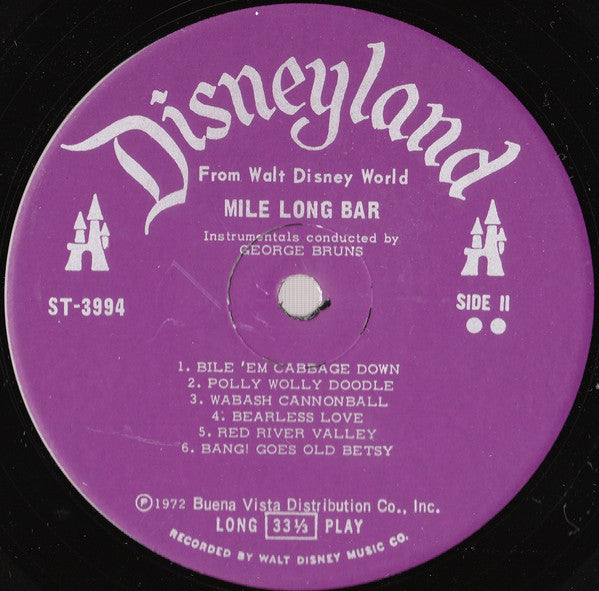 Country Bears, The - Original Soundtrack From Walt Disney World's Country Bear Jamboree - 1971