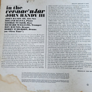 John Handy - In The Vernacular