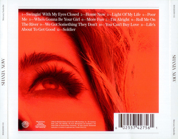 Shania Twain - Now (CD) - 2017
